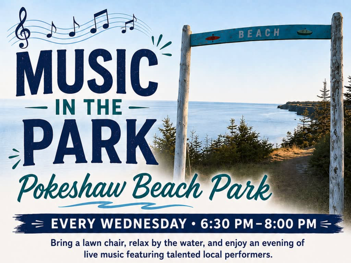 Pokeshaw Beach music in the Park