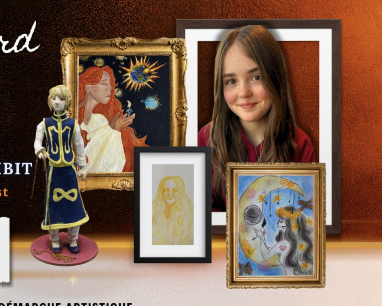 La fin, artiste Emily Bédard, Galerie d'Art père Maurice LeBlanc, CCNB