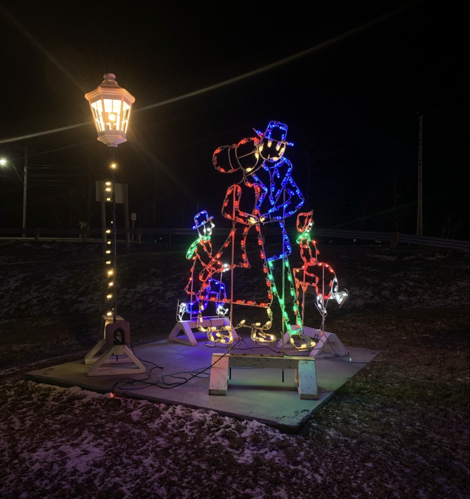 Lumières de Noël au Jacquet River Campground